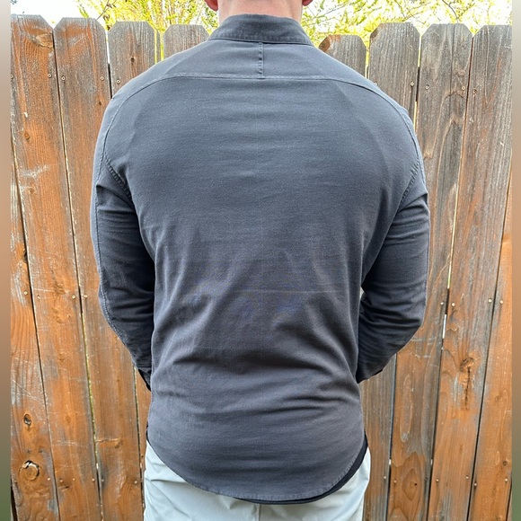 Lululemon long sleeve grey button up - Picture 2 of 16